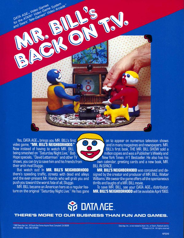 Mr. Bill's Neighborhood Unreleased2600 Game.jpg