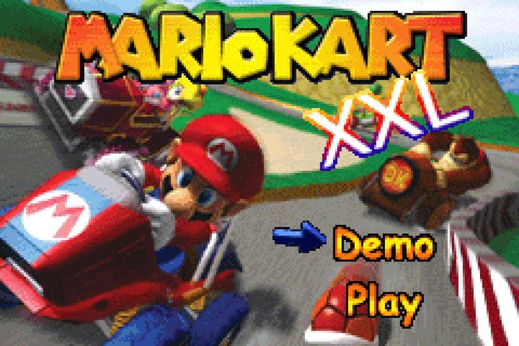 Mario Kart XXL - Mario Kart XXL (found Game Boy Advance tech demo; 2004)