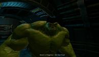 The Hulk's video game render.