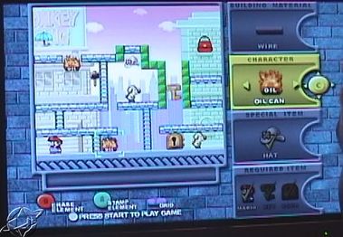 Level editor on GameCube.