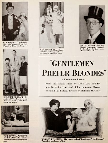 File:Gentleman Prefer Blondes 1928 stills.jpg