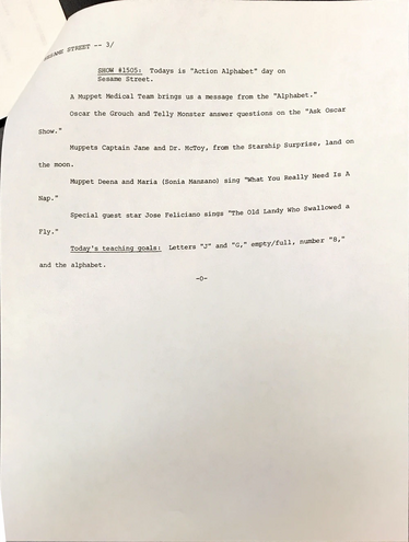 Episode 1505 script highlights with a synopsis of the unaired sketch.