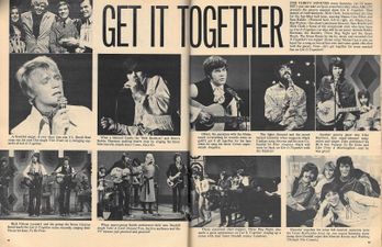 An article in the July 1970 issue of 16 Magazine about a visit to the set of "Get It Together"