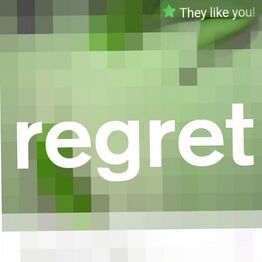 Official cover art of the promo single "Regret".