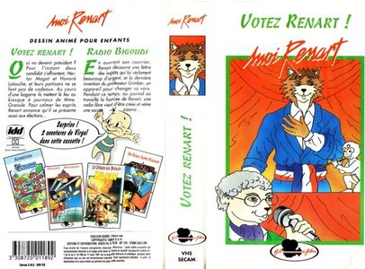 Fil à Film VHS release with episode 13 and 14 renamed as Votez Renart! ("Vote Reynard!") and Radio Bigoudi ("Haircurler Radio").