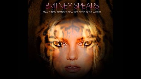 Britney website around 2006.