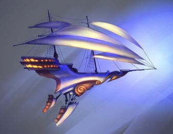 Another concept art of a ship.