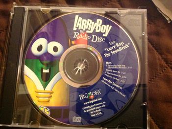 Disc art for LarryBoy: The Radio Disc.