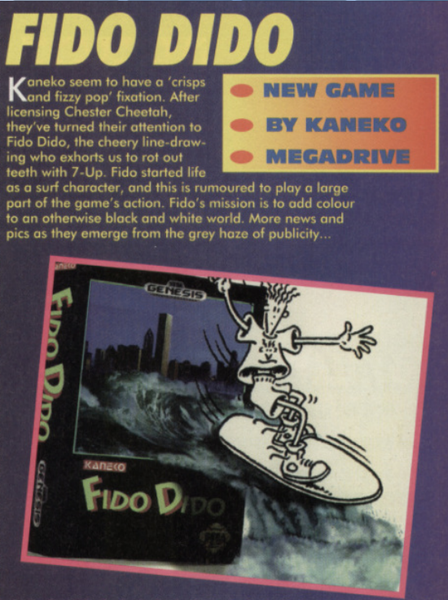 File:Fido Dido Genesis Early Box Art Mean Machines Sega Issue 10.png