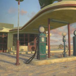 Art of "Jupitor Station", a location from the film.