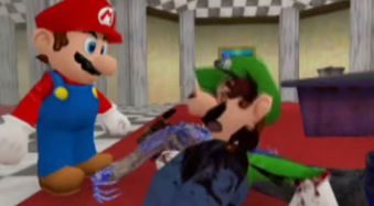 Episode 4 - Mario comforting a dying Luigi.