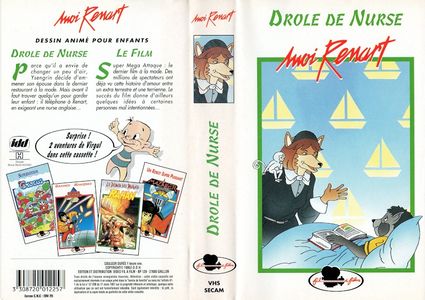 Fil à Film VHS release with episode 18 and 20 renamed as Drôle de nurse ("Odd Nanny") and Le Film ("The Movie")