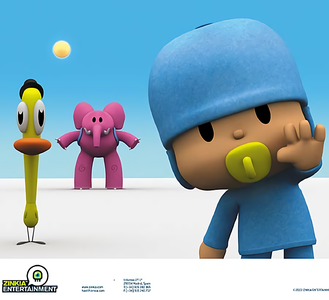 An image taken from the Zinkia website around the time Pocoyo was in development.
