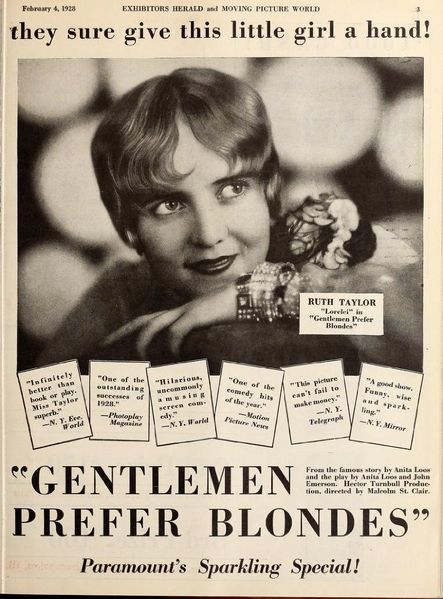 File:Gentleman Prefer Blondes 1928 Ruth Taylor.jpg