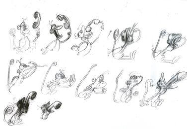 Character devlopment sketches by John Kricfalusi.