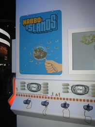 Habbo Islands kiosk at E3 2006.