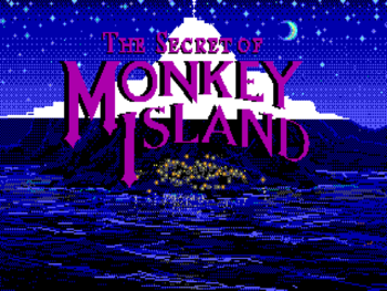 Early version of the title screen