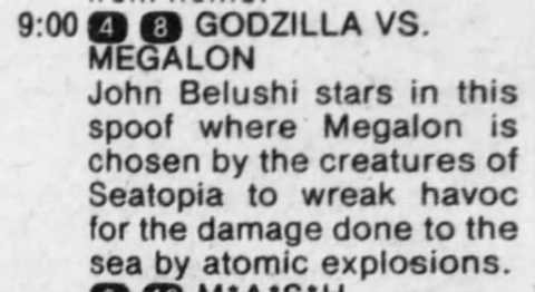 Newspaper excerpt of airing and synopsis of the broadcast.