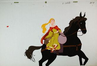 Animation cel from the deleted Scene