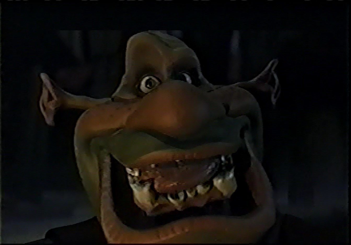 Shrek "I Feel Good" Test Animation - Shrek (found "I Feel Good" animation test of CGI-animated film; 1995)