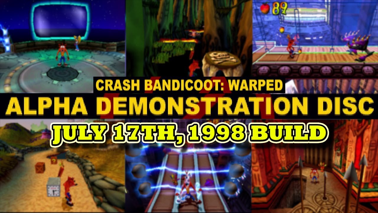 Crash Bandicoot: Warped (July 17th 1998 prototype)
