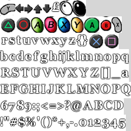 Another example of GameCube button graphics