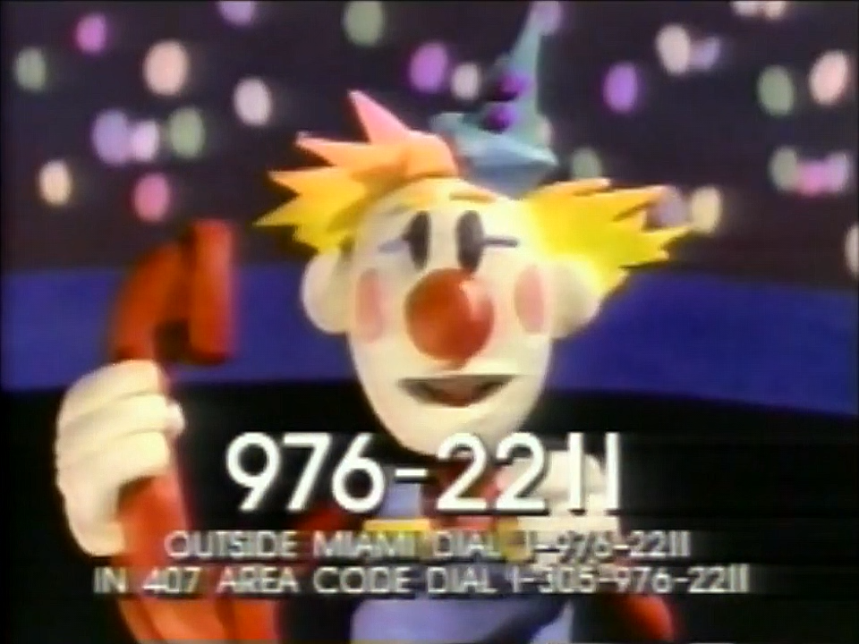 Chuckles the Clown 1-976 Number Commercial2.png