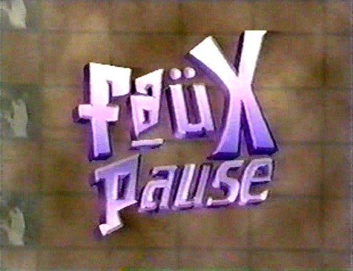 Faux Pause (1998) 4 Episodes - Faux Pause (partially lost Game Show Network show; 1998)