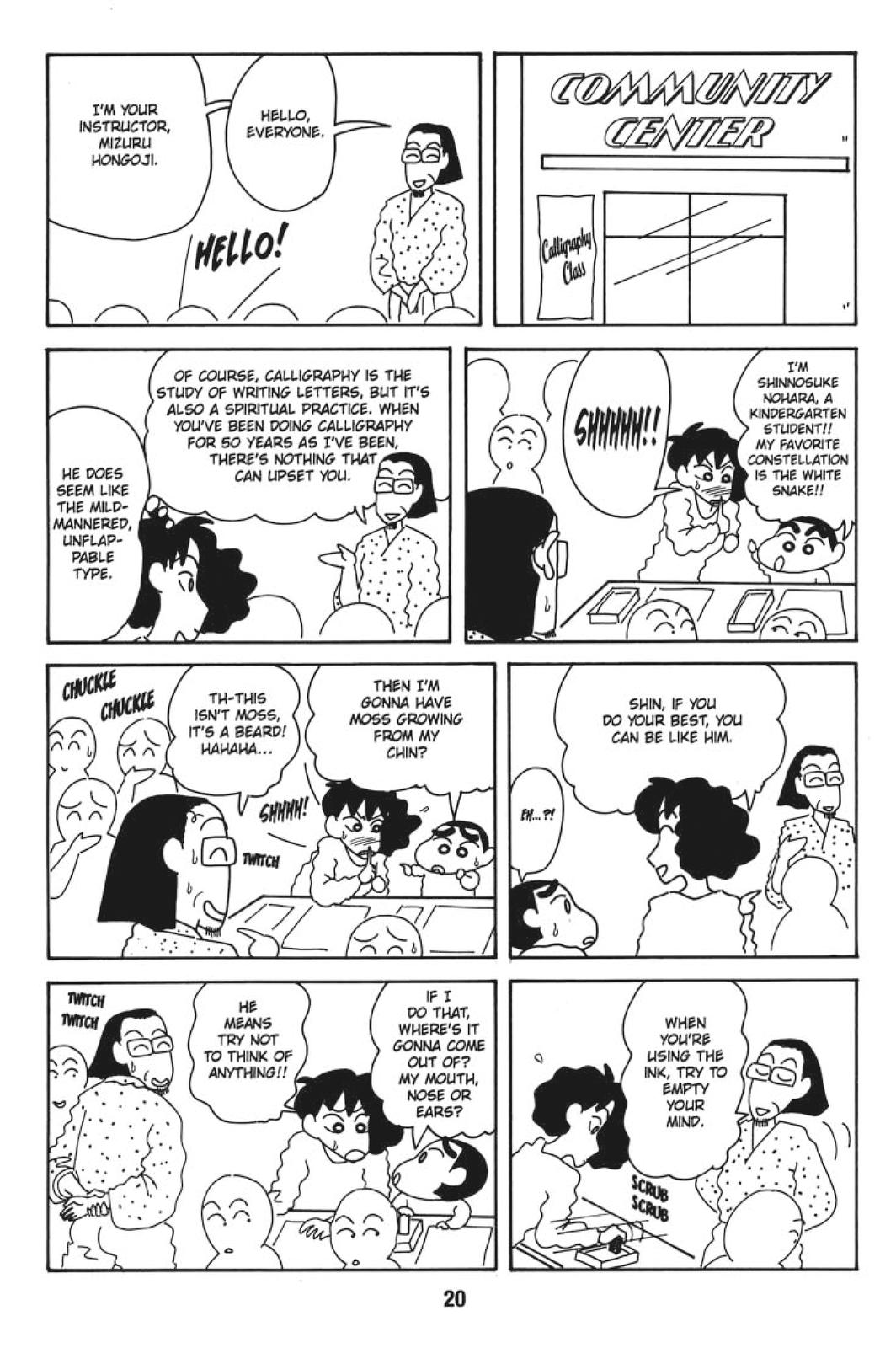 Crayon shin chan manga