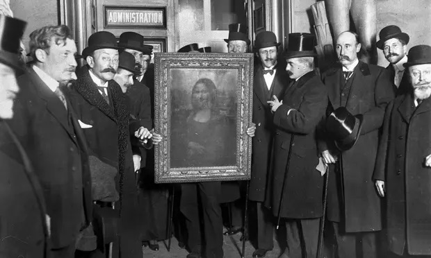 The painting after being returned to the Louvre.