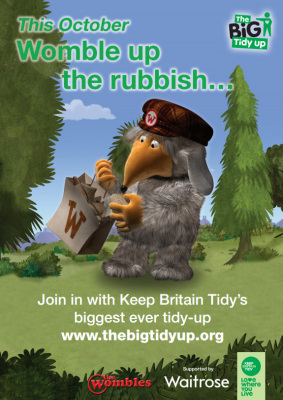 The Big Tidy Up poster featuring a new CGI design for Bungo.