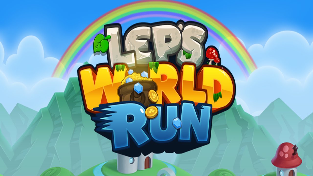 Lep's World Run - Lep's World Run (found fourth installment of mobile platformer game series; 2014)
