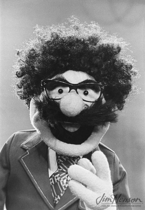 Gene Shalit's Muppet as it looked in the special.