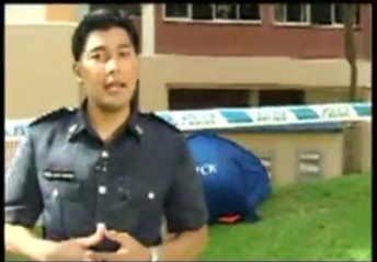 (2005Ep4)Presenter of the Melayu dub of Crimewatch,""Jejak Jenayah"(Malay)"