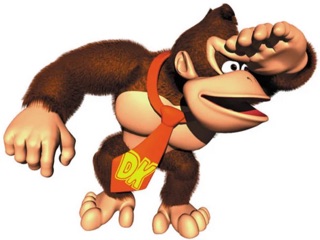 Game artwork of Donkey Kong.