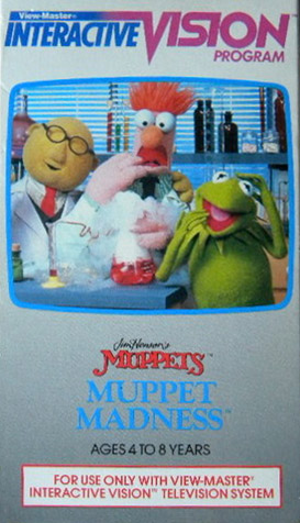 The box-art for the Muppet Madness tape.