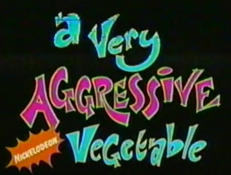 A Very Aggressive Vegetable - Zucchini - A Very Aggressive Vegetable (partially lost Nickelodeon Australia animated short series; 1998)