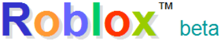 Early 2004 version of the Roblox logo.