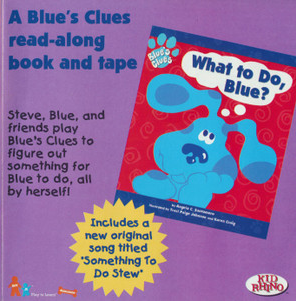 A scan of an advertisement for the Book & Tape combo from the CD "Goodnight Blue: A Nighttime Musical Adventure"