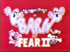 Original title card for Barn of Fear II.'