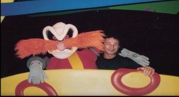 A picture of Robotnik's puppet with his actor.