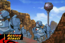 G.I. Joe: Sigma 6 screen grab from G4TV.com showcasing the Action Blast! bug