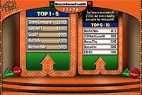 Top 1-5 from Match Game Interactive