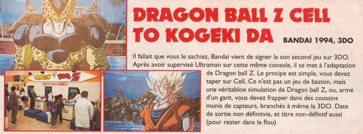 Coverage of the game in a French magazine, showcasing the convention.