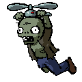 A propeller zombie, seen in the leaked 2008 build.