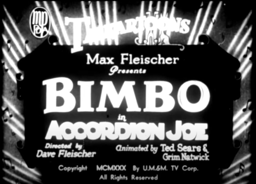 Bimbo in Accordion Joe (1930)