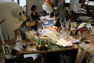 Making the SDC puppets.