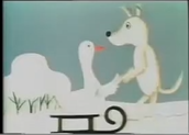 A screenshot from the episode "Im Schnee Spielen".