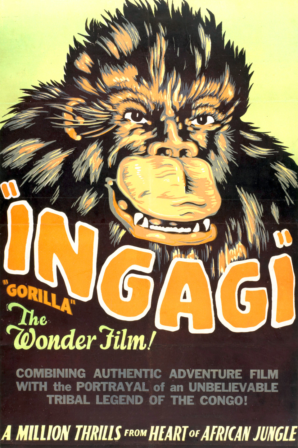 Ingagi - Ingagi (found Pre-Code exploitation film; 1930)
