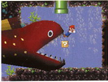 A part of an unknown level with Mega Unagi.